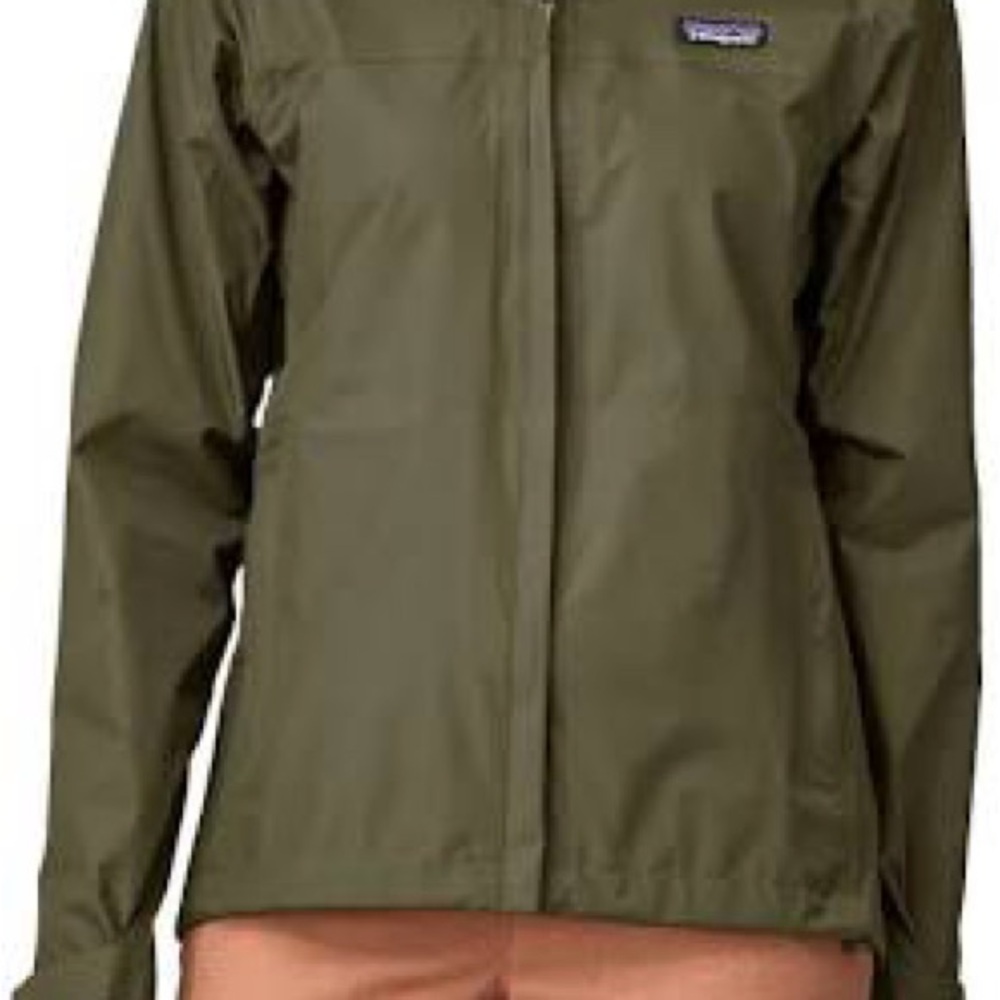 🏕️Patagonia Women's Torrentshell 3L Rain Jacket - Size:L, Pine Needle Green, NWT